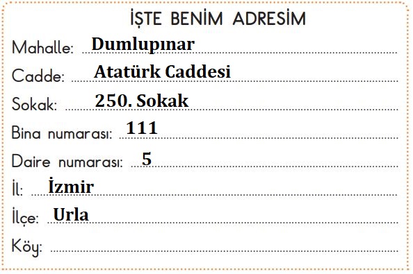 2. Sınıf Hayat Bilgisi Ders Kitabı Sayfa 70 Cevapları SDR Dikey Yayınları