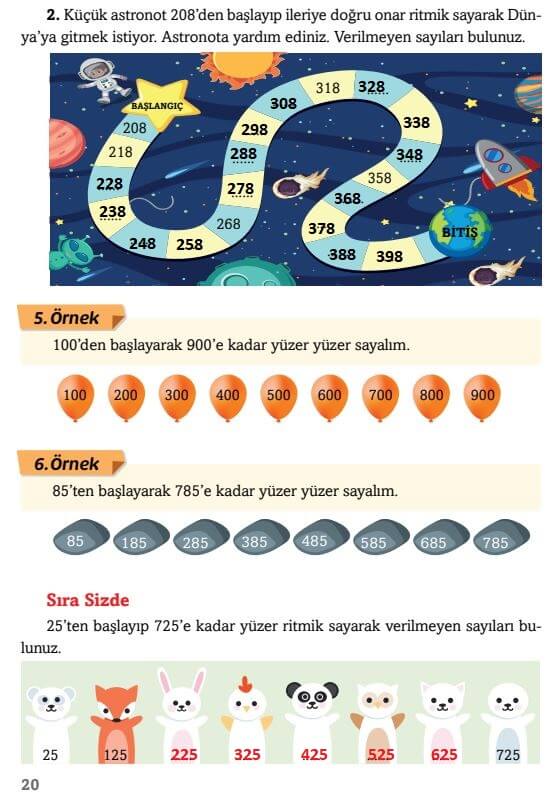 3. sınıf matematik sayfa 20 ekoyay