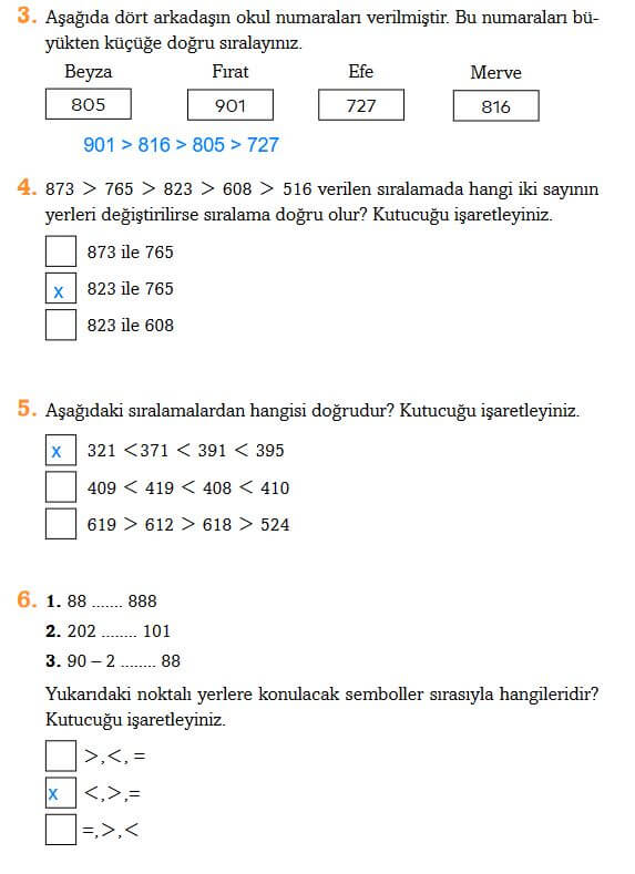 büyüktür küçüktür problemleri