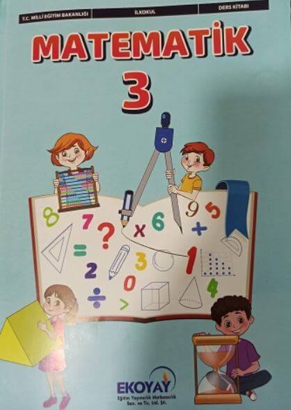 3. Sınıf Matematik Ders Kitabı Kapağı Ekoyay yayınları