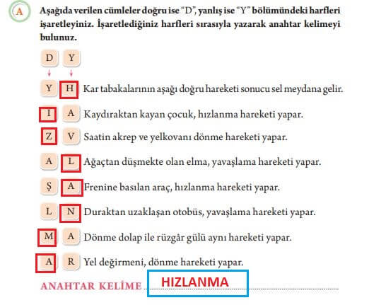 3. SINIF FEN BULMACA