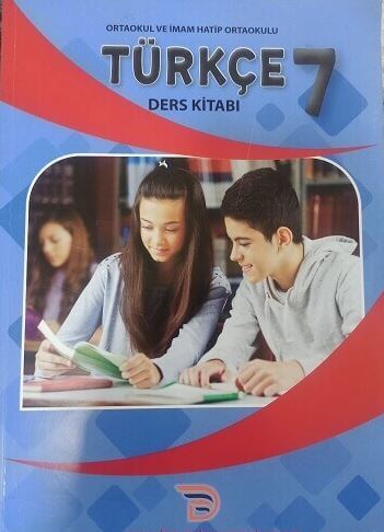 7. Sınıf Türkçe Ders Kitabı Kapağı Dörtel Yayıncılık