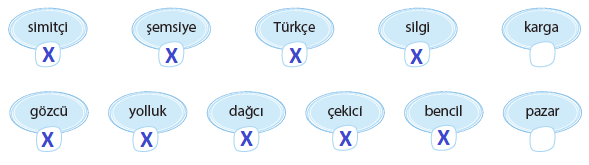 Yapım Eki Alan Kelimeler