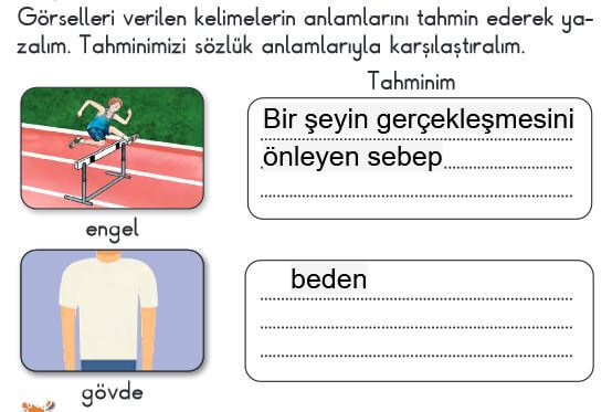 2. sınıf türkçe ders kitabı cevapları sayfa 149 MEB 