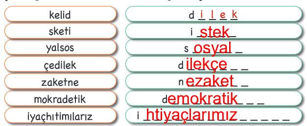 3. Sınıf Hayat Bilgisi 45. Sayfa Cevapları MEB 