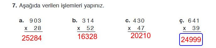 4. sınıf matematik ders kitabı sayfa 107 cevapları ada yayın