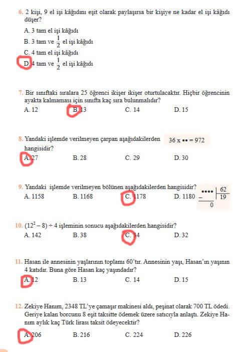 5. sınıf matematik ders kitabı cevapları 70. sayfa özgün 