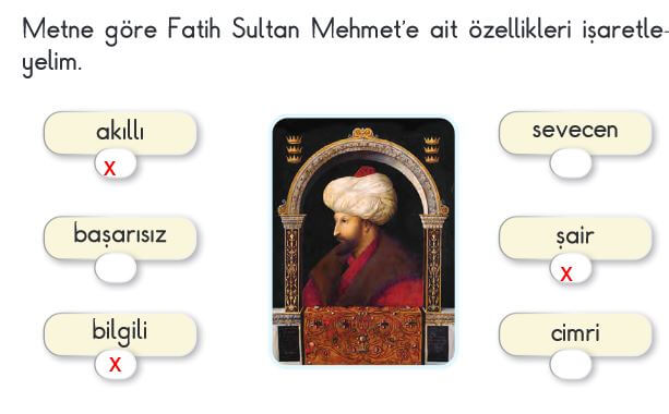 Fatih Sultan Mehmet'in özellikleri
