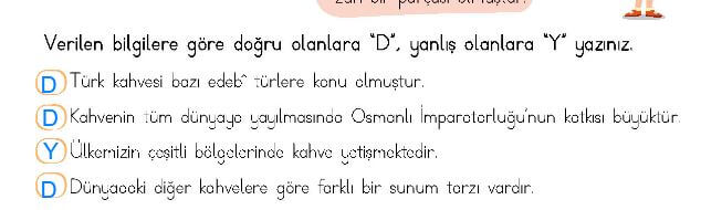 4. Sınıf Türkçe Ders Kitabı Sayfa 187 Cevapları MEB Yayın