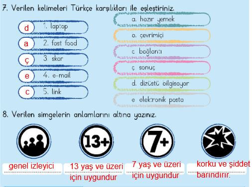 4. sınıf türkçe ders kitabı sayfa 135 cevapları meb yayın