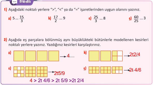 5. sınıf matematik ders kitabı sayfa 99 cevapları MEB yayın