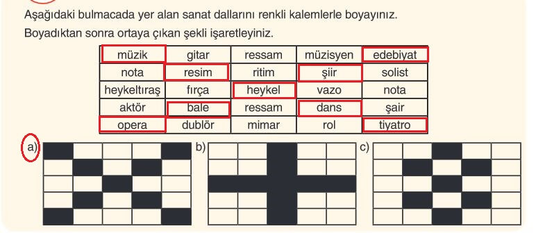 6. Sınıf Türkçe Ders Kitabı Sayfa 159. sayfa 5. etkinlik Cevapları Anka Yayın