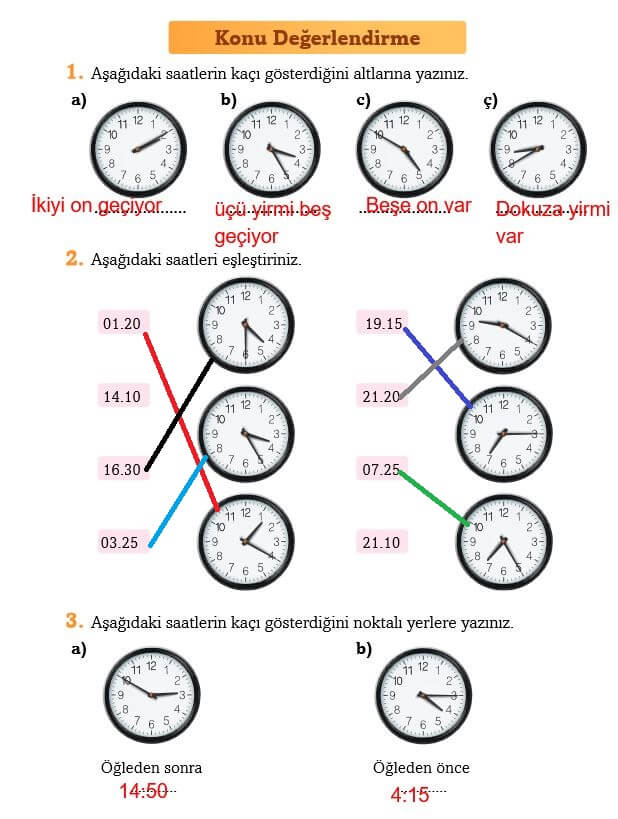 3. Sınıf Matematik Sayfa 169 Cevapları Ekoyay 