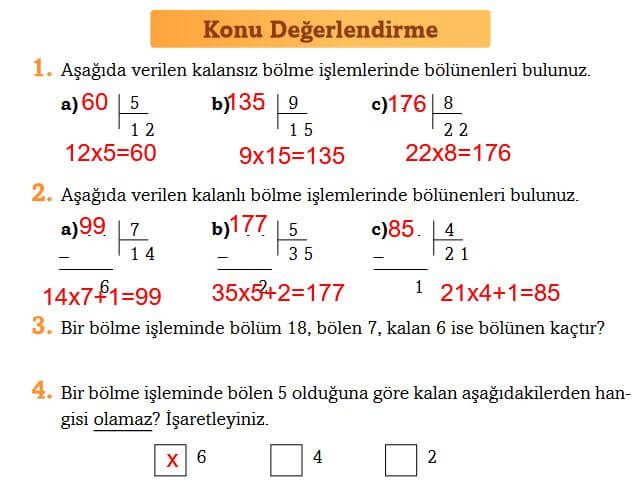 3. sınıf matematik 140. sayfa cevapları ekoyay 