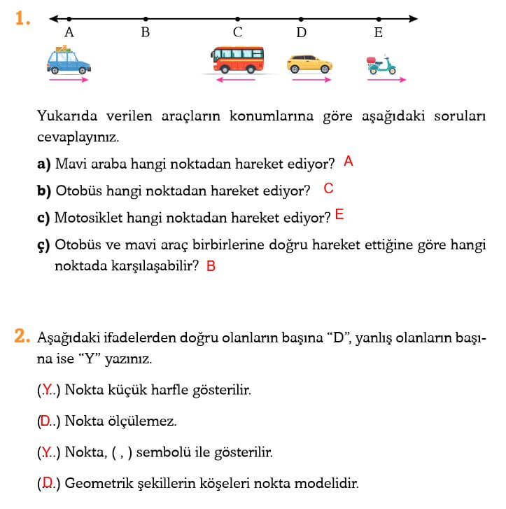 3. Sınıf Matematik Sayfa 214 Cevapları Ekoyay Yayın