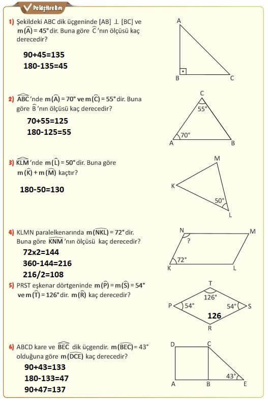 5. Sınıf Matematik Sayfa 232 Cevapları MEB 