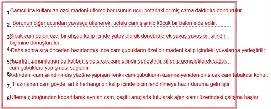 7. Sınıf Türkçe Sayfa 205 Cevapları Dörtel Yayın