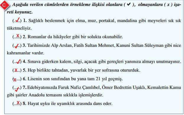 8. Sınıf Türkçe Ders Kitabı Sayfa 260 Cevapları Ferman 