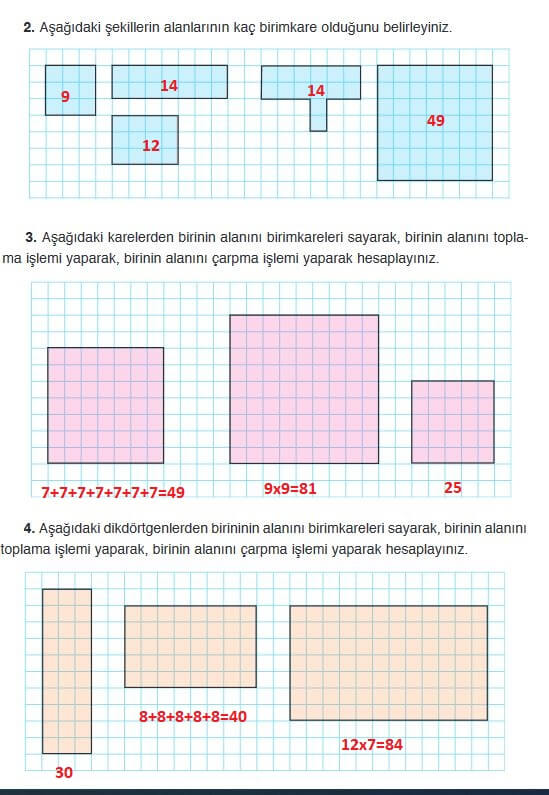 4. Sınıf Matematik Ders Kitabı Sayfa 234 Cevapları Ada Yayıncılık