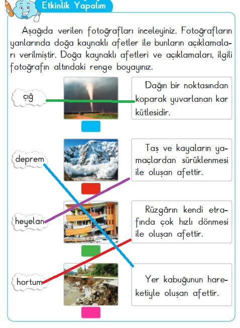 2. Sınıf Hayat Bilgisi Sayfa 221 Cevapları SDR Dikey