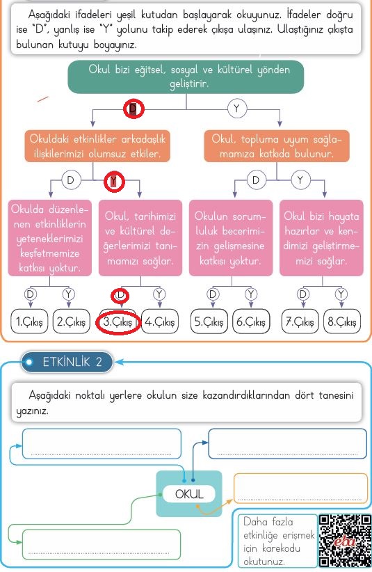 3. Sınıf Hayat Bilgisi Ders Kitabı Cevapları Sayfa 28 MEB Yayınları