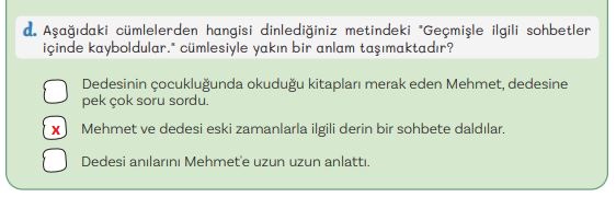 5. Sınıf Türkçe Ders Kitabı 70. Sayfa Cevapları MEB Yayınları 