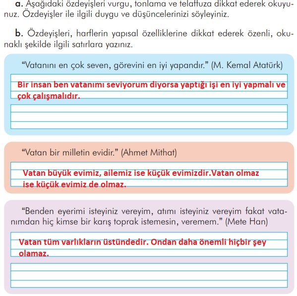 3. sınıf türkçe ders kitabı sayfa 75 cevapları ilke yayınları