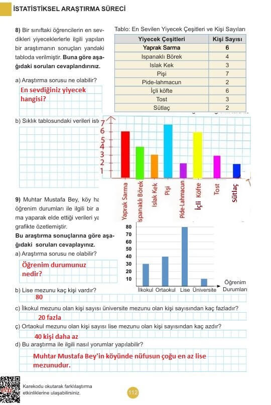 5. sınıf matematik ders kitabı cevapları sayfa 112 kitap 2