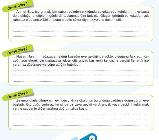 5. sınıf sosyal bilgiler ders kitabı sayfa 64 cevapları 2. kitap