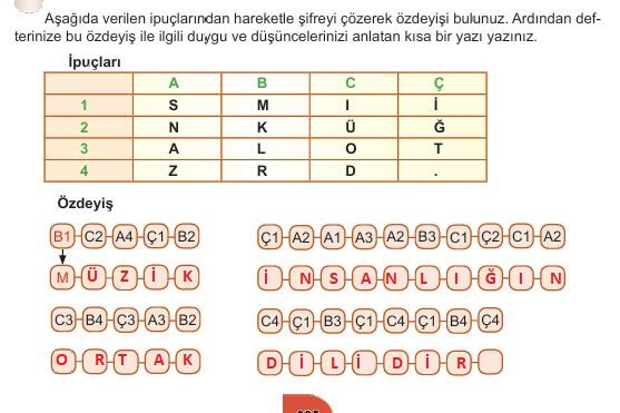 6. sınıf meb yayınları türkçe ders kitabı cevapları sayfa 235