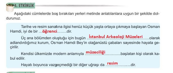 6. sınıf meb yayınları türkçe ders kitabı cevapları sayfa 244