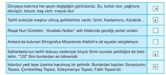 6. sınıf meb yayınları türkçe ders kitabı cevapları sayfa 251