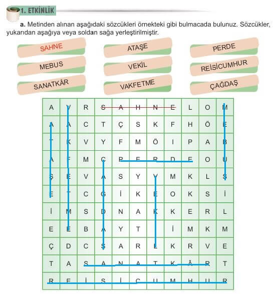6. sınıf meb yayınları türkçe ders kitabı cevapları sayfa 256