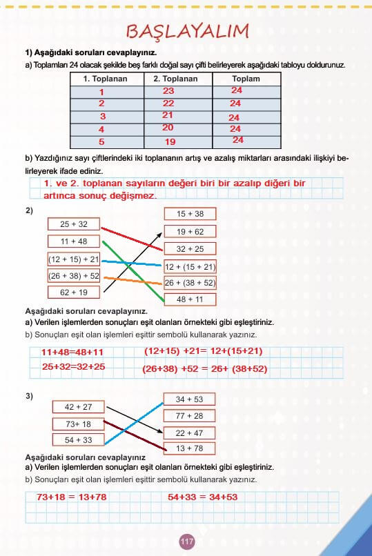 5. sınıf matematik ders kitabı cevapları 2. kitap sayfa 117