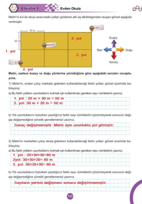 5. sınıf matematik ders kitabı cevapları 2. kitap sayfa 123