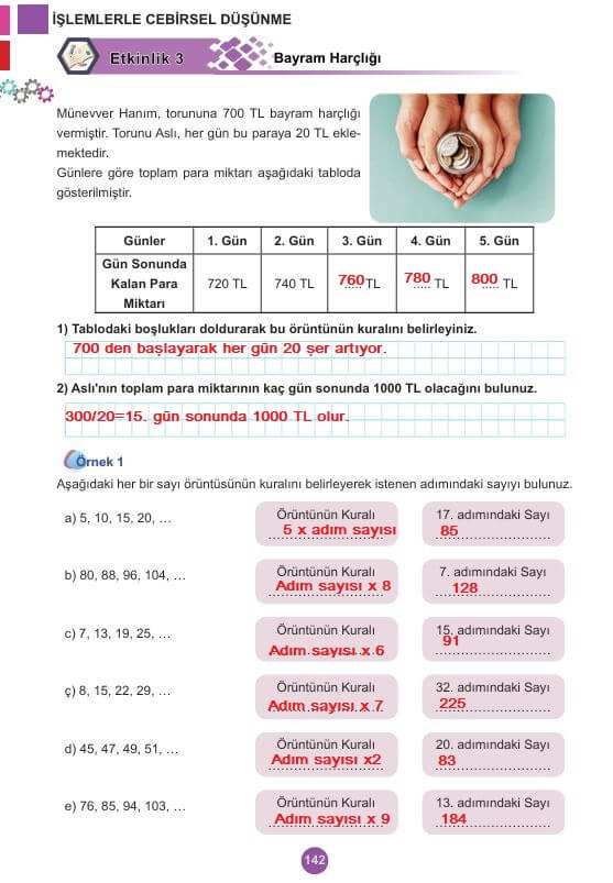 5. sınıf matematik ders kitabı cevapları 2. kitap sayfa 142