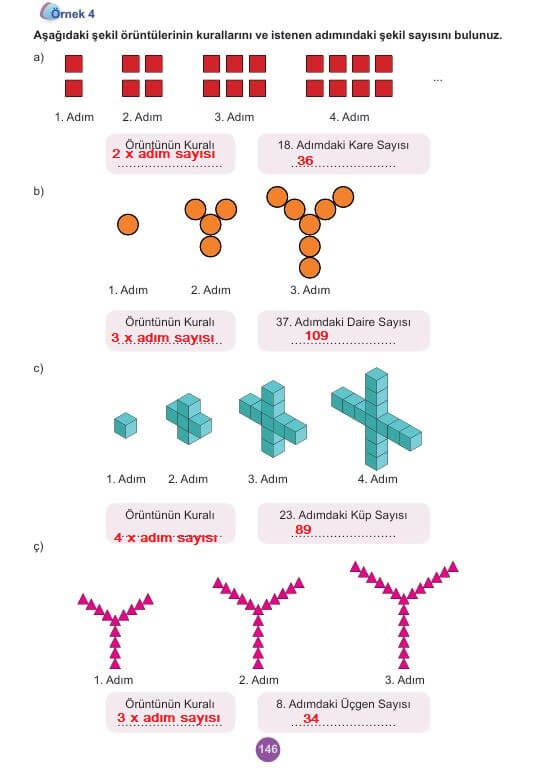5. sınıf matematik ders kitabı cevapları 2. kitap sayfa 146