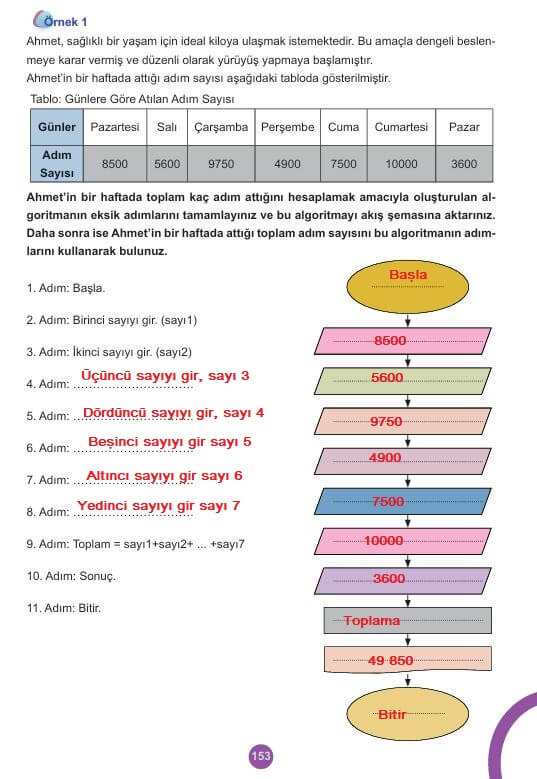 5. sınıf matematik ders kitabı cevapları 2. kitap sayfa 153