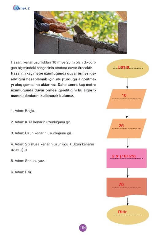5. sınıf matematik ders kitabı cevapları 2. kitap sayfa 154