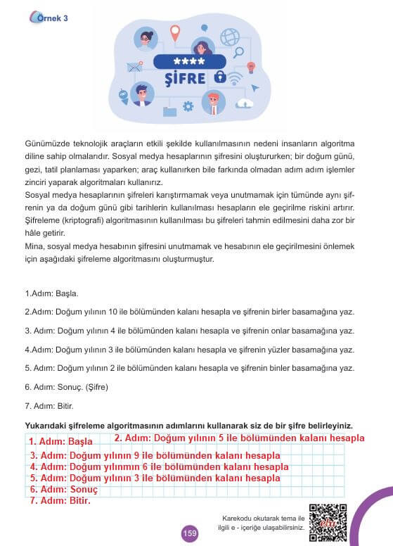 5. sınıf matematik ders kitabı cevapları 2. kitap sayfa 159