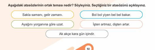 5. sınıf sosyal bilgiler sayfa 92 cevapları 2. kitap