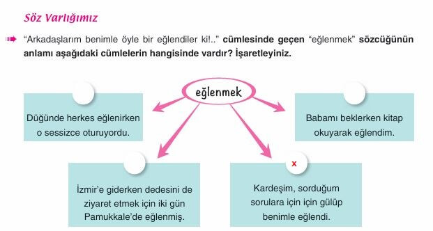 6. sınıf Türkçe sayfa 262 cevapları Yıldırım Yayınları
