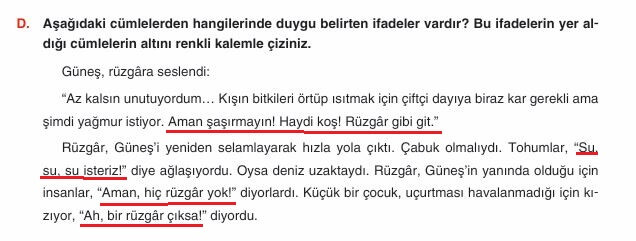 6. sınıf Türkçe sayfa 279 cevapları Yıldırım Yayınları