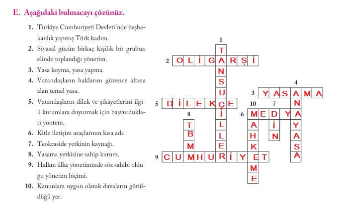 6. sınıf evos yayınları sosyal bilgiler cevapları sayfa 241