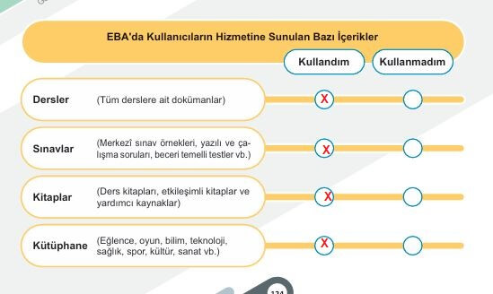 5. sınıf sosyal bilgiler 124. sayfa cevapları 2. kitap